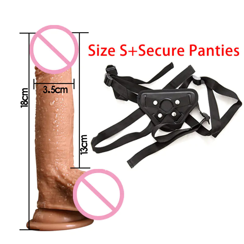 Vibrating Realistic Dildo for Women's Pleasure Toys