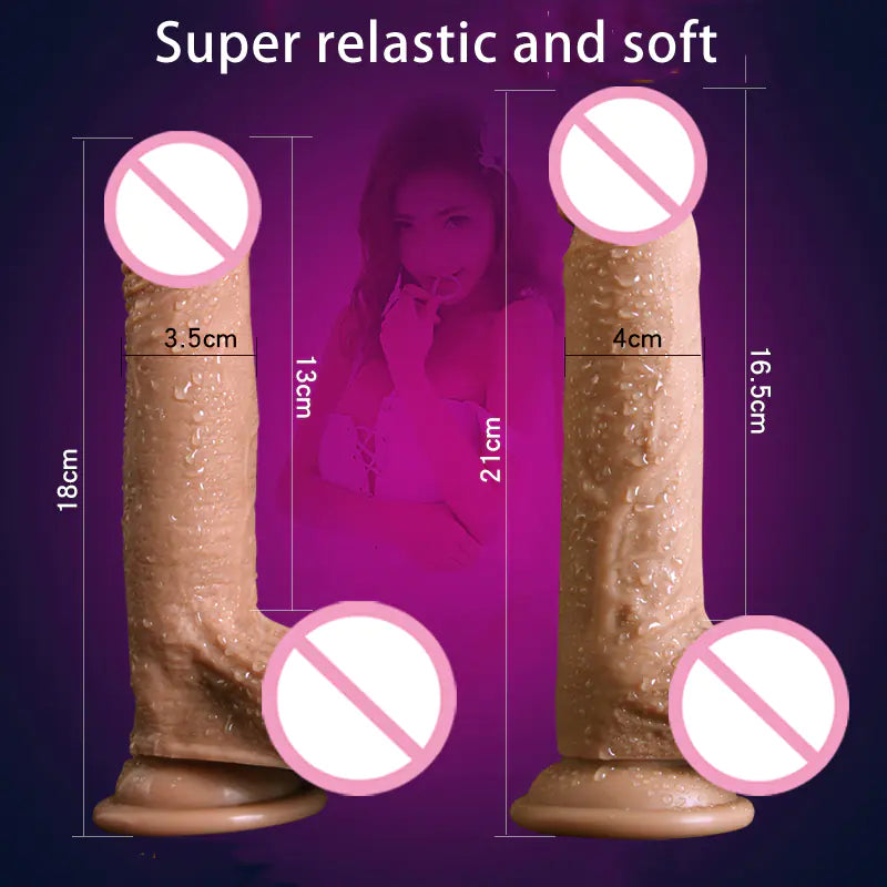 Vibrating Realistic Dildo for Women's Pleasure Toys