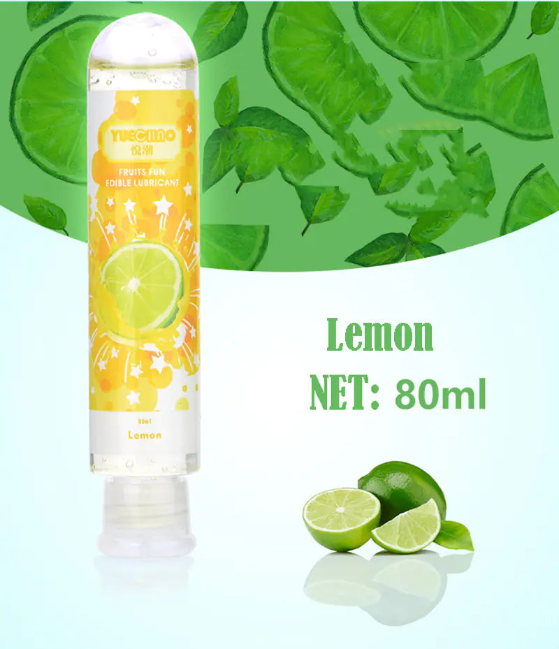 80ML Fruit-Flavored Water-Based Lubricant for Adults