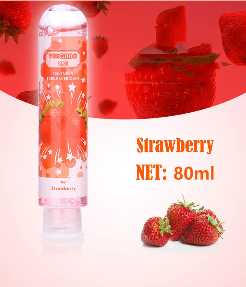 80ML Fruit-Flavored Water-Based Lubricant for Adults