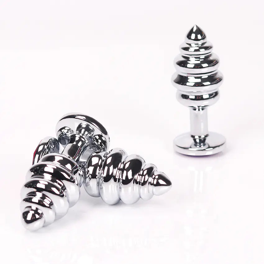 Stainless Steel Anal Plug - Mini, Medium, Large Sizes