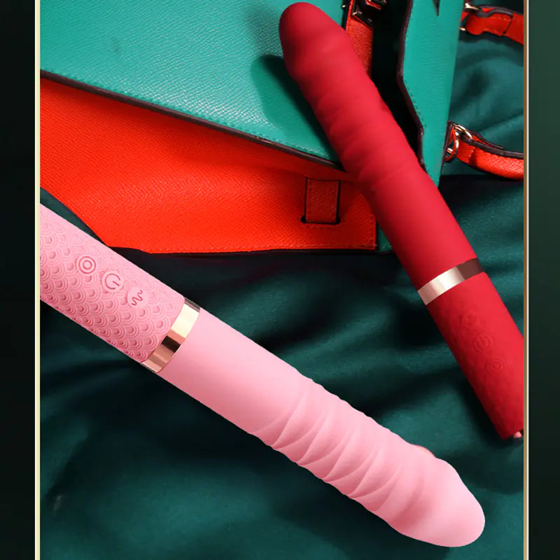 Automatic Telescopic Dildo Vibrator for Women