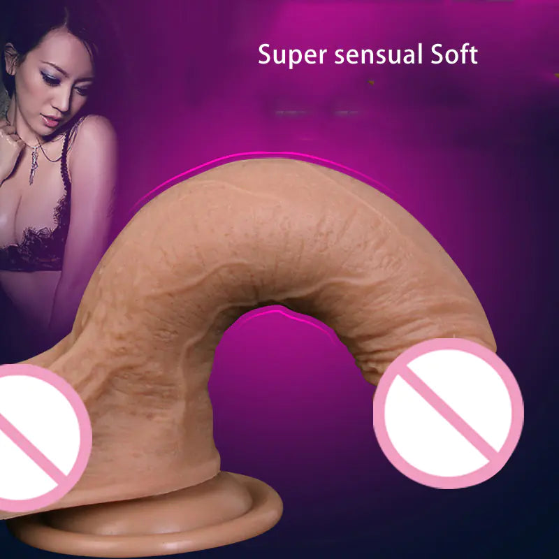 Vibrating Realistic Dildo for Women's Pleasure Toys
