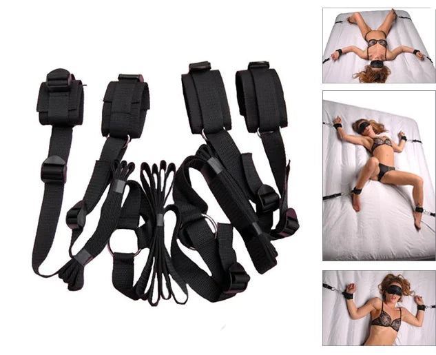 Adult Toy Bed Restraint Straps for Bondage Play