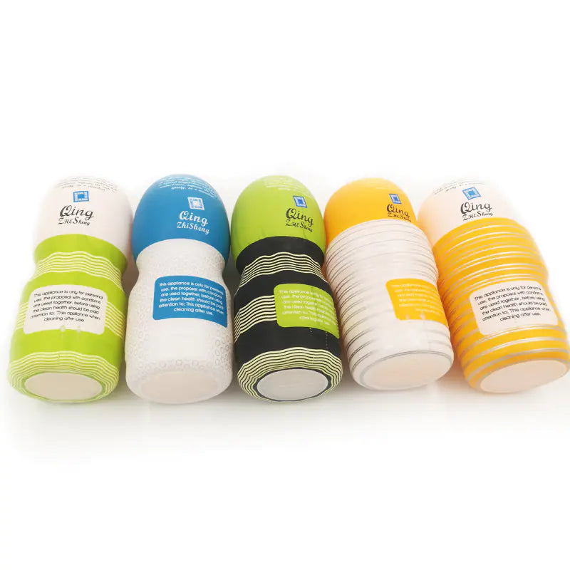 Colorful Male Masturbator Silicone Cup for Adults