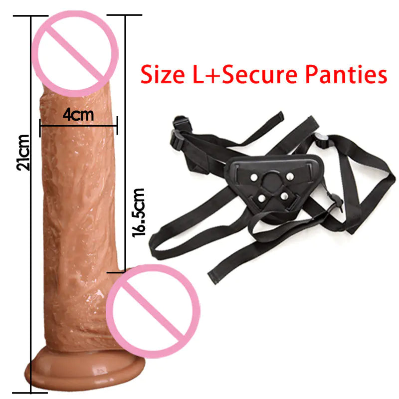 Vibrating Realistic Dildo for Women's Pleasure Toys