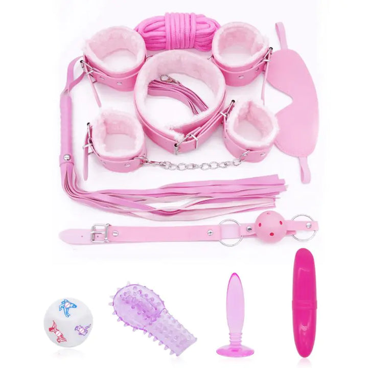 Bondage Kit for Women with Handcuffs and Blindfold