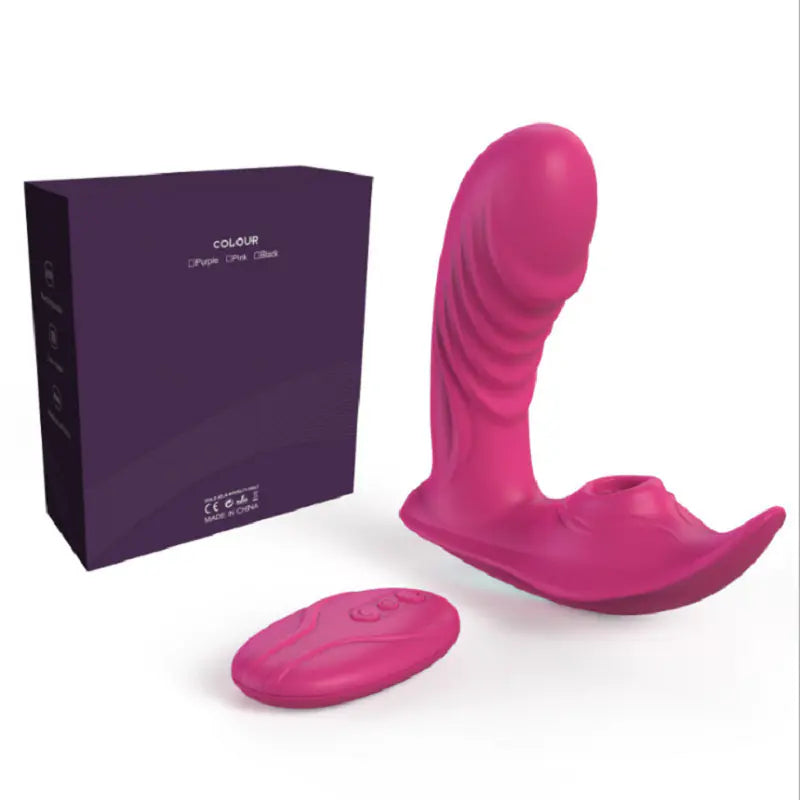 Realistic Suction Dildo and Vibrating Egg for Women