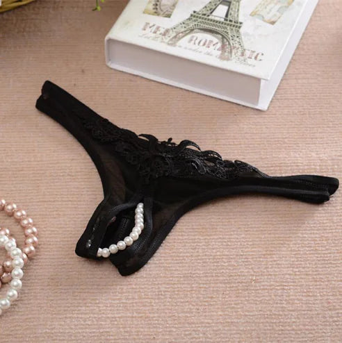 Pearl Lingerie, Open-Crotch Pants, Erotic Underwear