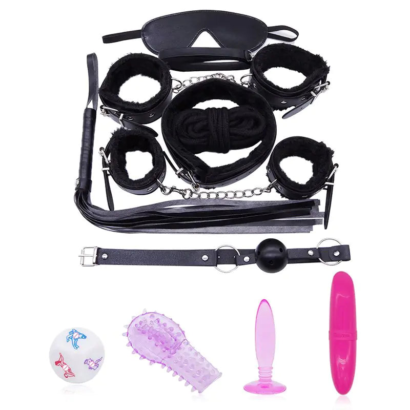 Bondage Kit for Women with Handcuffs and Blindfold
